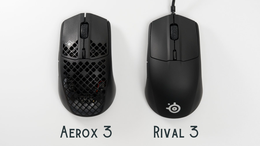 Aerox 3 と Rival 3